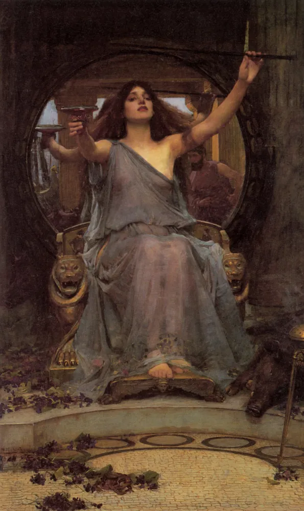 "Circe Offering the Cup to Ulysses" by John William Waterhouse